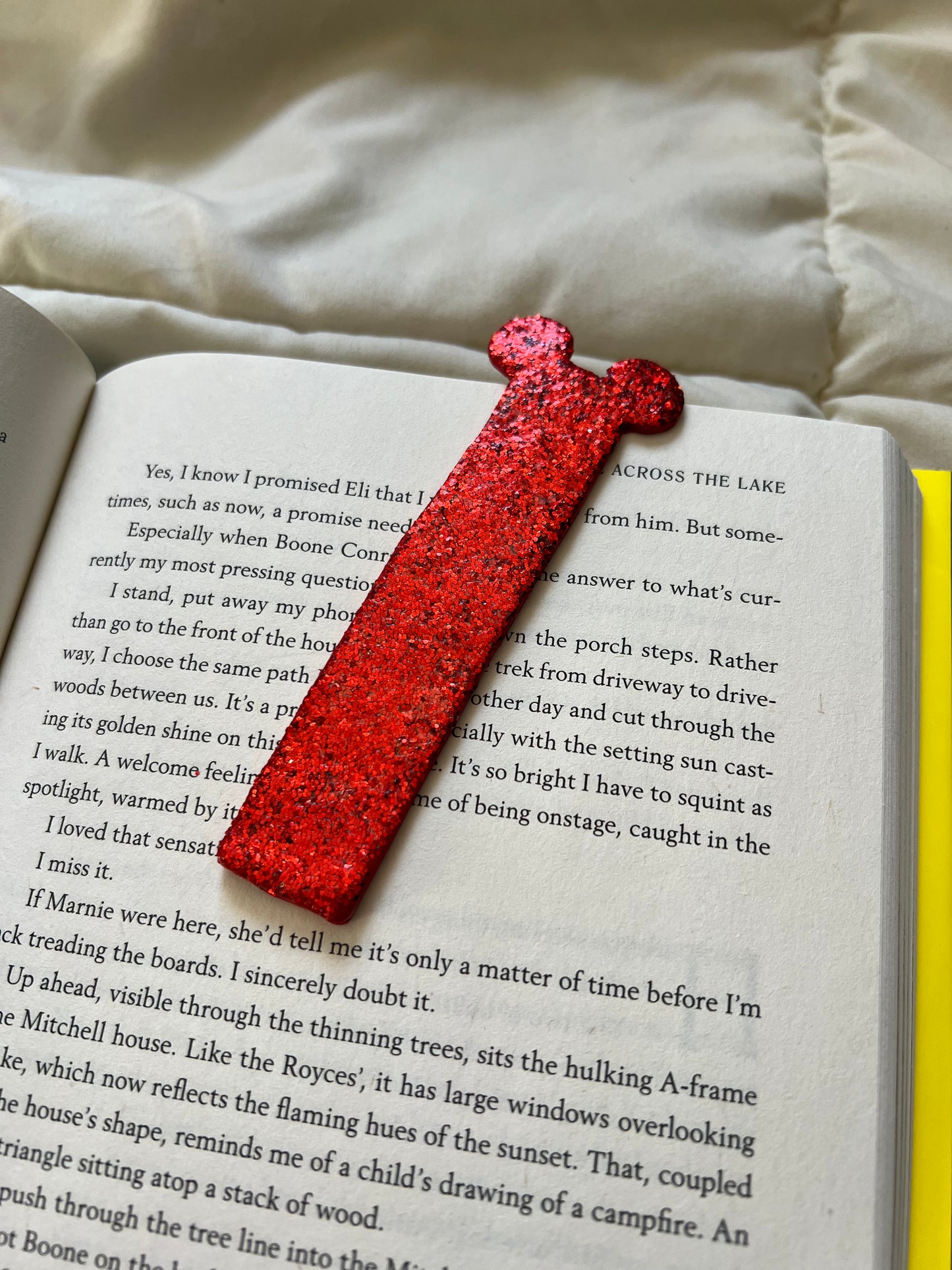 Glitter Mouse Bookmark